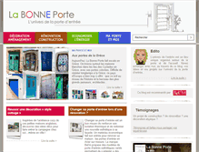 Tablet Screenshot of la-bonne-porte.fr